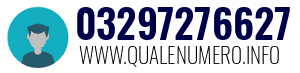 Numero di telefono 03297276627 03297276627