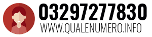 Numero di telefono 03297277830 03297277830