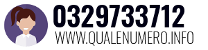 Numero di telefono 0329733712 0329733712