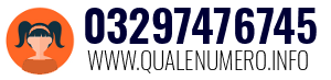 Numero di telefono 03297476745 03297476745