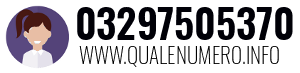 Numero di telefono 03297505370 03297505370