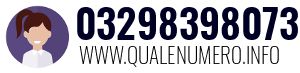 Numero di telefono 03298398073 03298398073