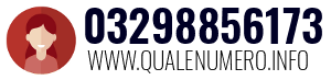 Numero di telefono 03298856173 03298856173