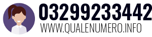 Numero di telefono 03299233442 03299233442