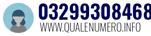 Numero di telefono 03299308468 03299308468