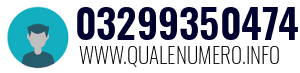 Numero di telefono 03299350474 03299350474