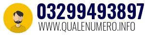 Numero di telefono 03299493897 03299493897