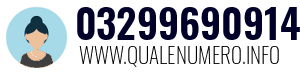 Numero di telefono 03299690914 03299690914