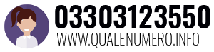 Numero di telefono 03303123550 03303123550