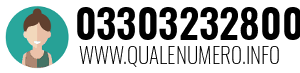 Numero di telefono 03303232800 03303232800