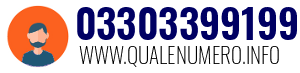 Numero di telefono 03303399199 03303399199