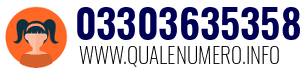 Numero di telefono 03303635358 03303635358