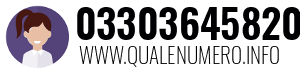 Numero di telefono 03303645820 03303645820