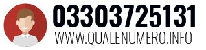 Numero di telefono 03303725131 03303725131
