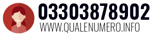 Numero di telefono 03303878902 03303878902