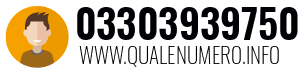 Numero di telefono 03303939750 03303939750