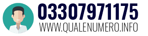 Numero di telefono 03307971175 03307971175