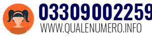Numero di telefono 03309002259 03309002259