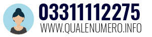 Numero di telefono 03311112275 03311112275