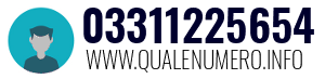 Numero di telefono 03311225654 03311225654