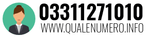 Numero di telefono 03311271010 03311271010