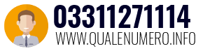 Numero di telefono 03311271114 03311271114