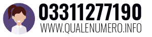 Numero di telefono 03311277190 03311277190