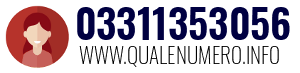 Numero di telefono 03311353056 03311353056