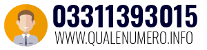 Numero di telefono 03311393015 03311393015