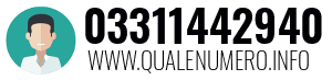 Numero di telefono 03311442940 03311442940