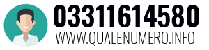 Numero di telefono 03311614580 03311614580