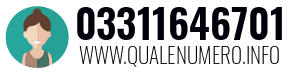 Numero di telefono 03311646701 03311646701