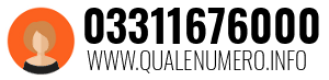 Numero di telefono 03311676000 03311676000