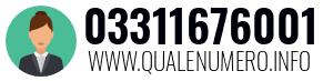 Numero di telefono 03311676001 03311676001