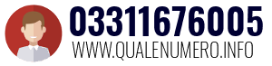 Numero di telefono 03311676005 03311676005