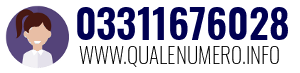 Numero di telefono 03311676028 03311676028
