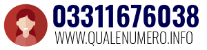 Numero di telefono 03311676038 03311676038