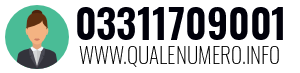 Numero di telefono 03311709001 03311709001