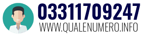 Numero di telefono 03311709247 03311709247