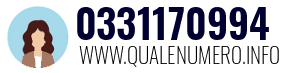 Numero di telefono 0331170994 0331170994