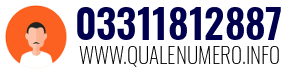 Numero di telefono 03311812887 03311812887
