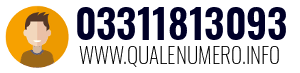 Numero di telefono 03311813093 03311813093