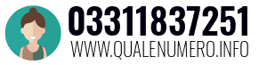 Numero di telefono 03311837251 03311837251
