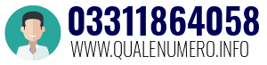Numero di telefono 03311864058 03311864058