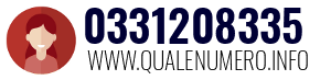 Numero di telefono 0331208335 0331208335