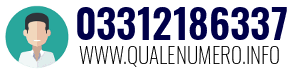 Numero di telefono 03312186337 03312186337