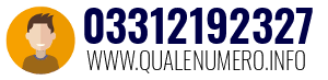 Numero di telefono 03312192327 03312192327