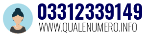 Numero di telefono 03312339149 03312339149