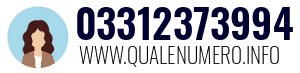 Numero di telefono 03312373994 03312373994