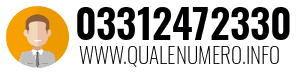 Numero di telefono 03312472330 03312472330